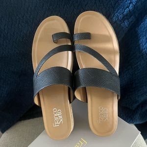 Franco Sarto leather sandals Size 10